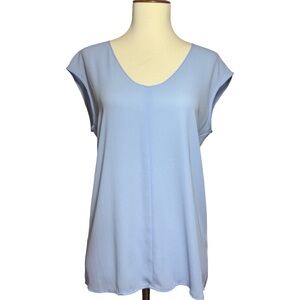 J. Crew Drapey Top Light Blue Size 0